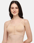 SOIE Woman - Front Closure Full Coverage Non Padded Non Wired Bra - -for Women