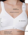 SOIE Woman - Full coverage Non padded Non wired Bra - Bra -for Women