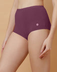 High Rise Full Coverage Cotton Spandex Boyshorts (Pack of 2)