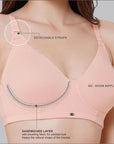 SOIE Woman - Non Padded Non Wired Full Coverage T-shirt Bra - Bra -for Women