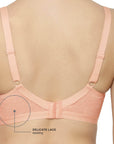 SOIE Woman - Full coverage cross over non padded non wired bra - Bra -for Women