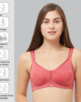 SOIE Woman - Full Coverage Minimizer Non Padded Non Wired Bra - Bra -for Women