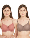 SOIE Woman - Full Coverage Padded Wired Bra(PACK OF 2) - Bra -for Women