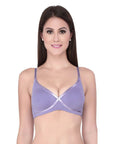SOIE Woman - Semi Coverage Non Padded Non wired Cross Over Seamless Bra (PACK OF 2) - -for Women