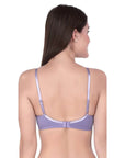 SOIE Woman - Semi Coverage Non Padded Non wired Cross Over Seamless Bra (PACK OF 2) - -for Women