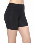 SOIE Woman - Solid Cotton Spandex Cycling Shorts (PACK of 2) - -for Women
