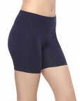 SOIE Woman - Solid Cotton Spandex Cycling Shorts - -for Women