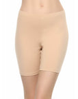 SOIE Woman - Solid Cotton Spandex Cycling Shorts - -for Women