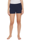 SOIE Woman - Solid Cotton Spandex Cycling Shorts - -for Women