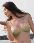SOIE Woman - Ultra-Lightly Padded Non Wired Full Coverage Bra with Spacer Cups - Bra -for Women