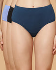 Tummy-Smoothing High Waist Cotton Briefs – Pack of 3