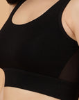 Medium Impact Non Padded Non Wired Long Line Sports Bra