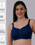 SOIE Woman - Non Padded Non-Wired Full Coverage Minimizer Lace Bra - Bra -for Women