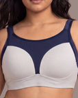 Extreme Coverage High Impact Lightly Padded Non Wired Sports Bra