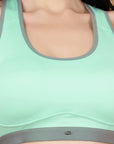 Seamless Padded Racerback Sports Bra