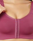 Front Closure Full Coverage Non Padded Non Wired Bra