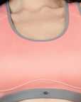 Seamless Padded Racerback Sports Bra