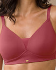 Lightly Padded Full Coverage Bra with Breezy Mesh Detail