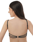 SOIE Woman - Medium Coverage Padded Underwired Multiway Transparent Back Bra - Bra -for Women