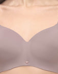 SOIE Woman - Full Coverage Padded Non Wired Ultrasoft Seamless Bra - Bra -for Women