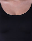 Seamless Body Fit Padded Bra Top with Detachable Back Straps