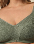 SOIE Woman - Full Coverage Non Padded Non Wired Lacy Bra - -for Women