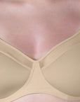 SOIE Woman - Ultra-Lightly Padded Non Wired Full Coverage Bra with Spacer Cups - Bra -for Women