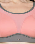 Medium Impact Lightly Padded Non Wired Extereme Coverage Sports Bra