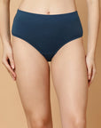 Tummy-Smoothing High Waist Cotton Briefs – Pack of 3