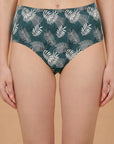 Tummy-Smoothing Printed High Waist Cotton Briefs – Pack of 3