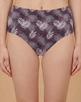 Tummy-Smoothing Printed High Waist Cotton Briefs – Pack of 3