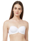 Medium Coverage Padded Wired Multiway Strapless Bra with Detachable Straps