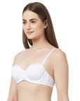 Medium Coverage Padded Wired Multiway Strapless Bra with Detachable Straps