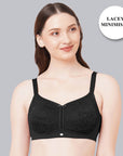 SOIE Woman - Non Padded Non-Wired Full Coverage Minimizer Lace Bra - Bra -for Women