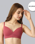 SOIE Woman - Full Coverage Padded Non Wired T-shirt Bra - Bra -for Women