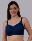SOIE Woman - Non Padded Non-Wired Full Coverage Minimizer Lace Bra - Bra -for Women