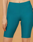 Mid Rise Soft Polyamide Spandex Knee Length Swim Shorts