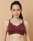 Medium Coverage Non Padded Non Wired Lace Bra