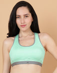 Seamless Padded Racerback Sports Bra
