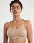 Seamless Cloud Soft Slip-on Lounge Bra with Detachable Straps