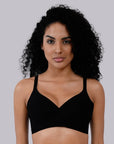 SOIE Woman - Padded Non wired Medium Coverage Seamless T-shirt Bra - Bonded Bra -for Women