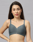 SOIE Woman - Full Coverage Padded Non Wired Ultrasoft Seamless Bra - Bra -for Women