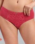 SOIE Woman - High Waist Full Coverage Lace Panty - Panty -for Women