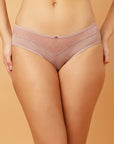 Mid Rise Brief With Lace Detailing