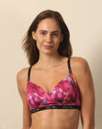 SOIE Woman - Padded Non Wired Full Coverage Printed Bra - BeYou -for Women
