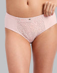 SOIE Woman - High Waist Full Coverage Lace Panty - Panty -for Women