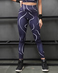 SOIE Woman - High Waist Ankle Length Sports Leggings With Pockets - Sports Leggings -for Women