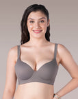 SOIE Woman - Padded Full Coverage Seamless T-shirt Bra with Invisible Flexi Underwire - Bonded Bra -for Women