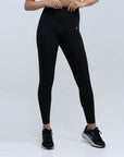 SOIE Woman - Seamless Quick Dry High Compression Butt Shaping Ankle Length Sports Leggings - -for Women