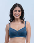 SOIE Woman - Non Padded Non Wired Full Coverage Lacy T-shirt Bra - Lacy Bra -for Women